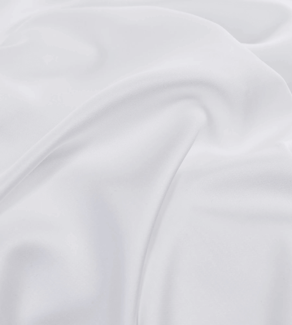 Close-up of Soft Grey fabric with folds