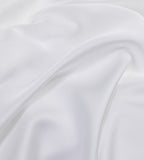 Bamboo Bed Sheets Close Up White