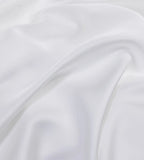 Bamboo Bed Sheets Close Up White
