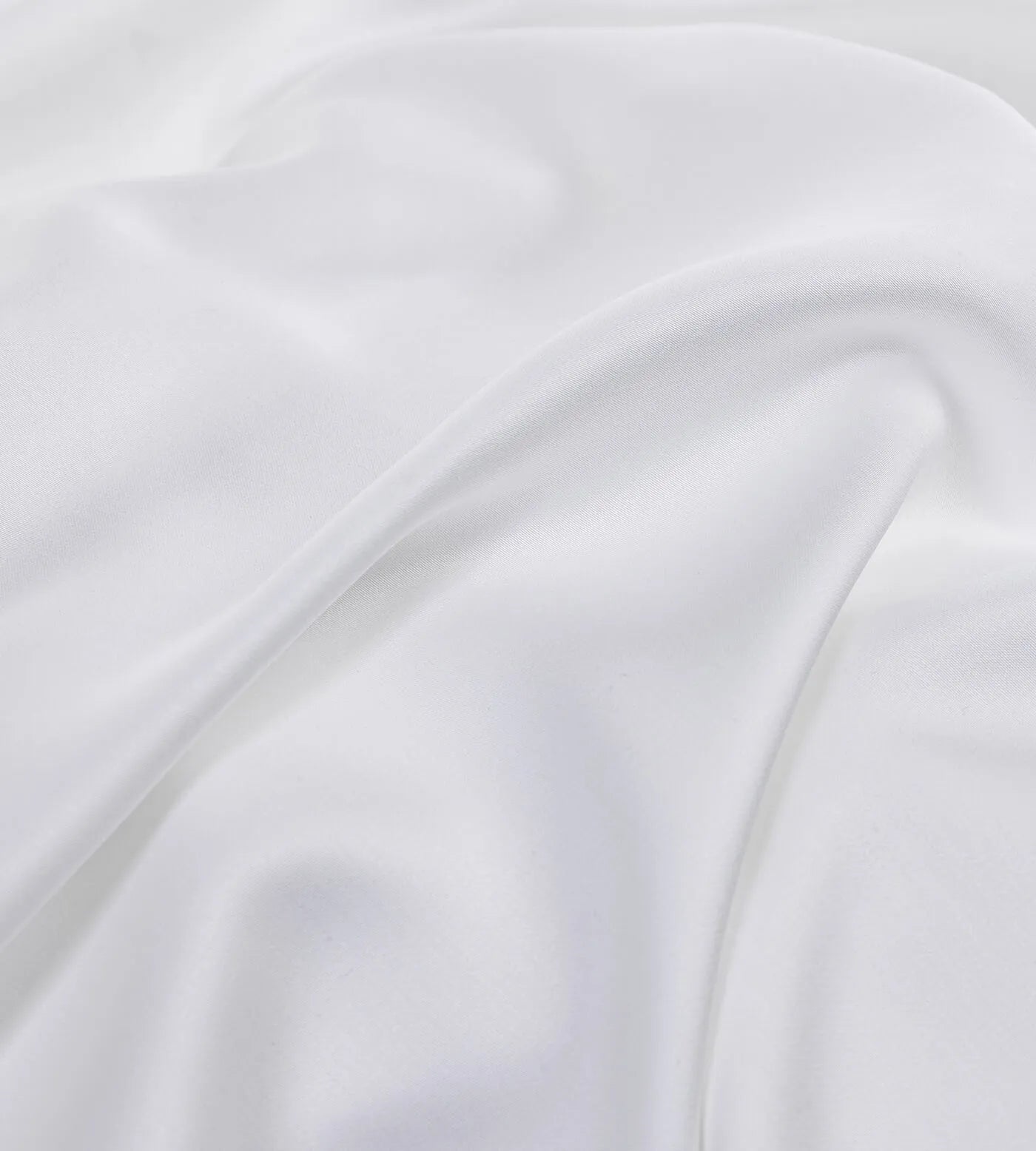 Bamboo Bed Sheets Close Up White