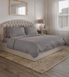 Bamboo Bedding Bed Image Warm Grey