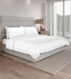 Bamboo Bedding Set Bed Shot White