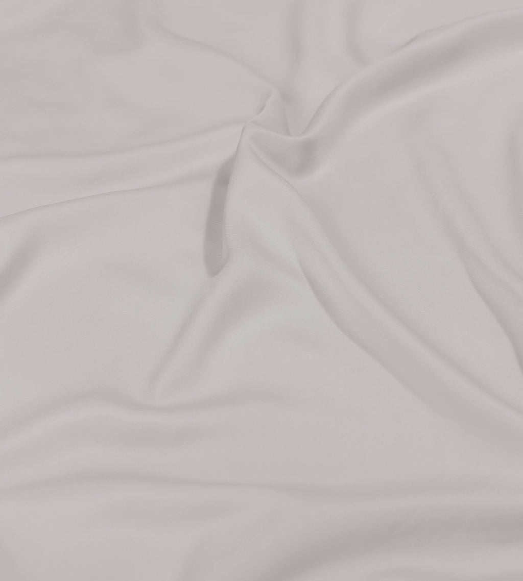 Bamboo Bedding Close Up Soft Grey