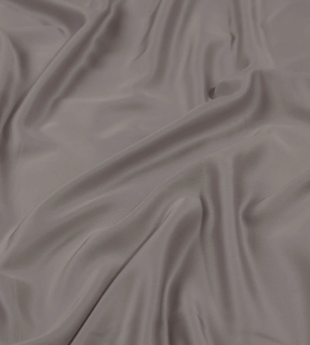 Bamboo Bedding Close Up Warm Grey