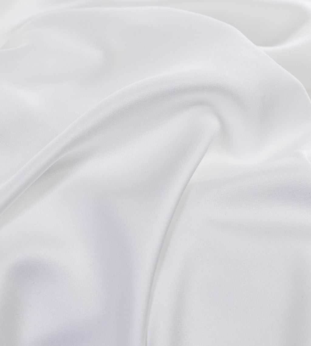 Bamboo Bedding White Close Up