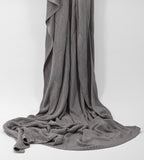 Bamboo Blanket Slate Grey Draped