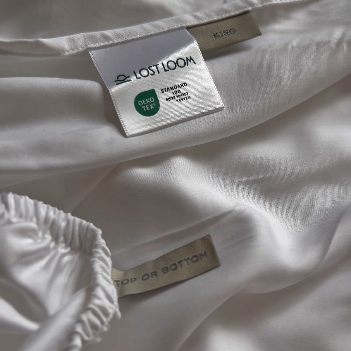 Close-up of the bamboo fabric weave