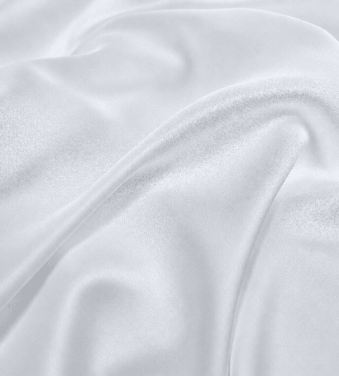 Close-up of soft grey fabric with folds